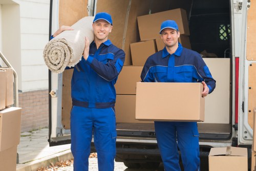 Man and van removals service in Greenwich with moving van and local property access