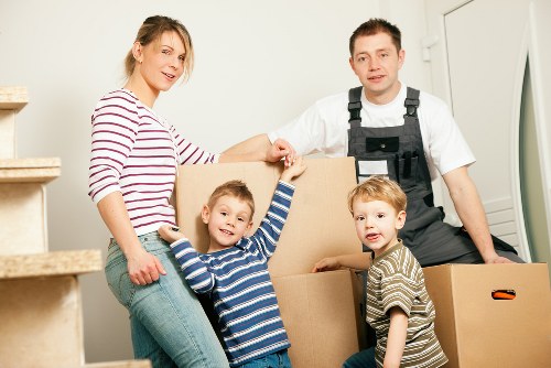 Loaded van ready for a Greenwich property move