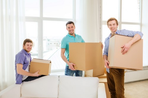 Local commercial moving team handling office furniture near Greenwich