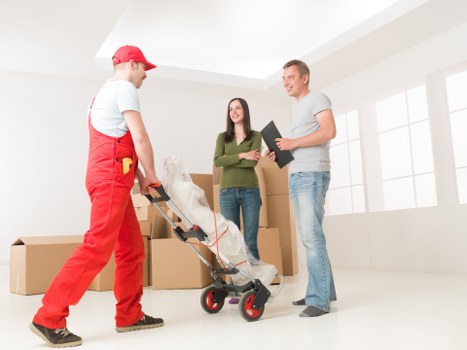 Moving checklist and packed boxes ready for a Greenwich house move