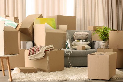 Van service handling apartment access challenges in Greenwich