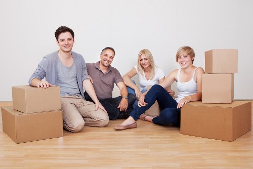 Professional man and van removals vehicle serving Greenwich homes and businesses
